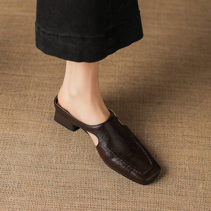 Isla Genuine Leather Mules