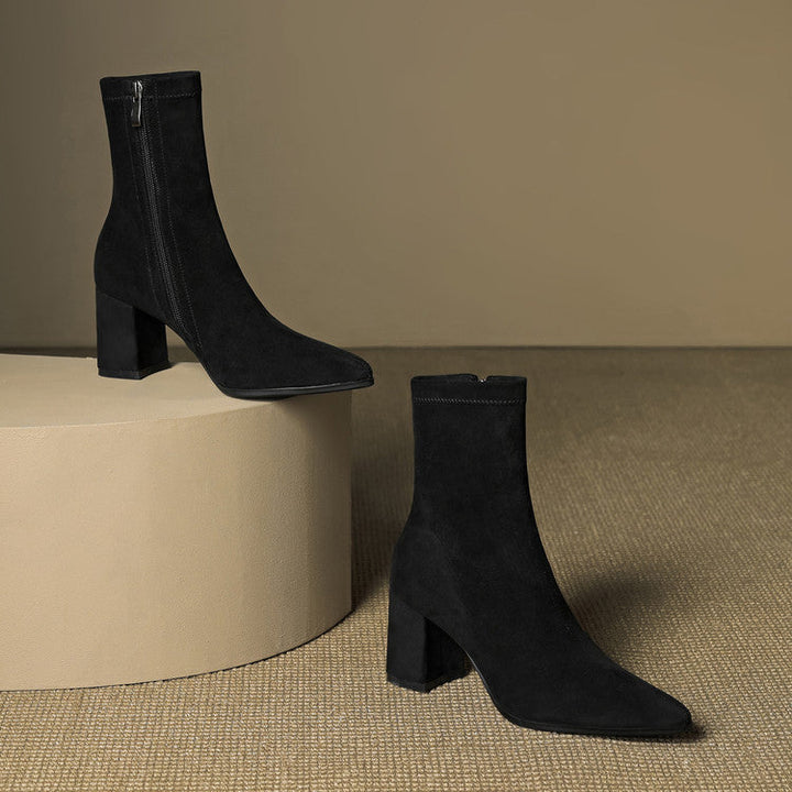 Mara Genuine Suede Boots