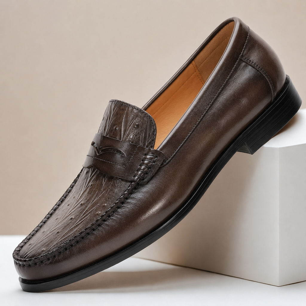 Orvessi Cowhide Leather Loafers