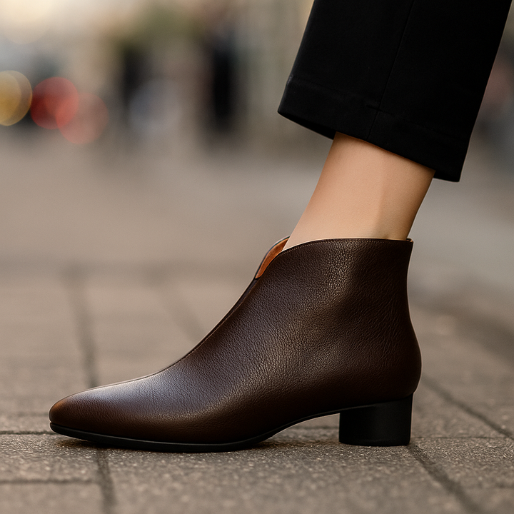 Tavessa Genuine Leather Boots