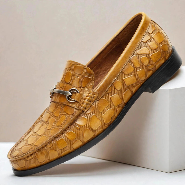 Domerra Cowhide Leather Loafers