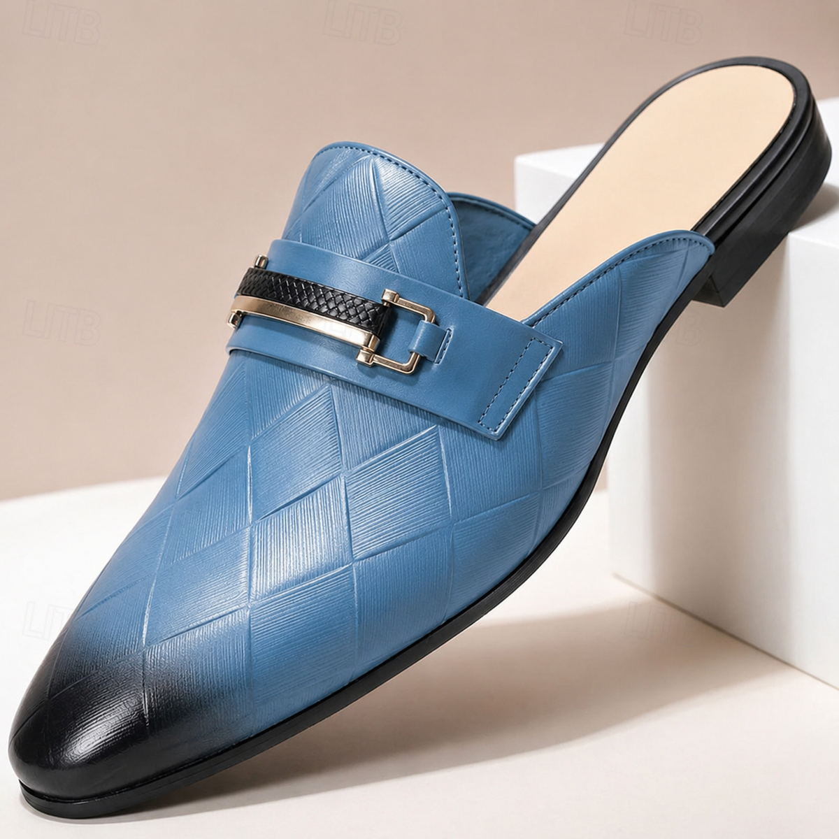 Corvello Cowhide Leather Mules