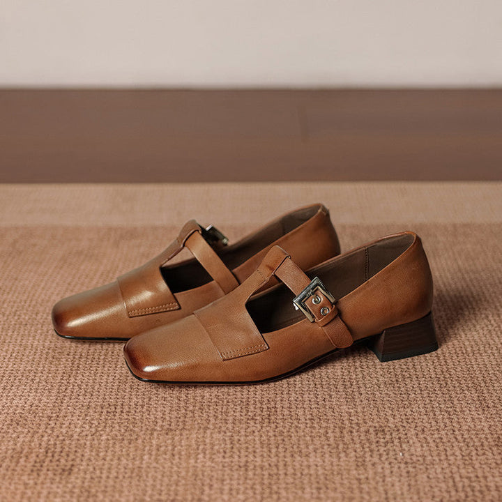 Sofia Genuine Leather Heels