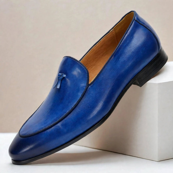 Brisanti Cowhide Leather Loafers
