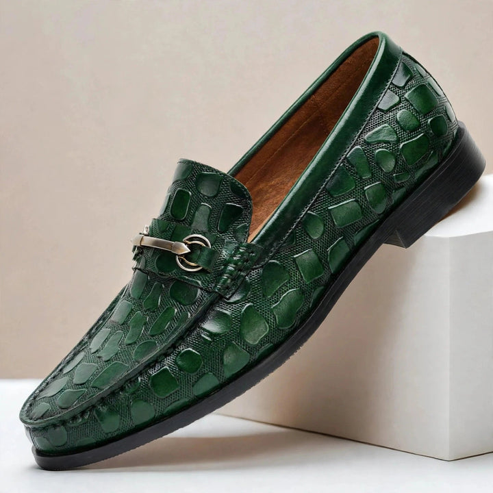 Domerra Cowhide Leather Loafers