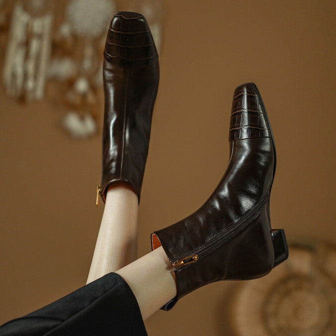 Leona Genuine Leather Boots