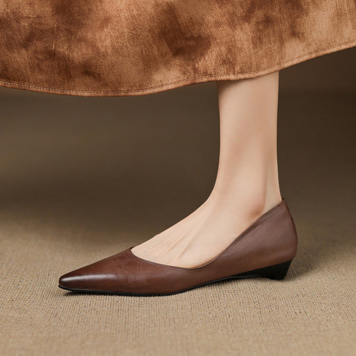 Zella Genuine Leather Heels