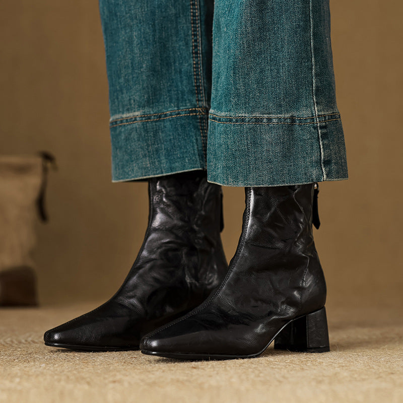 Livia Genuine Leather Boots