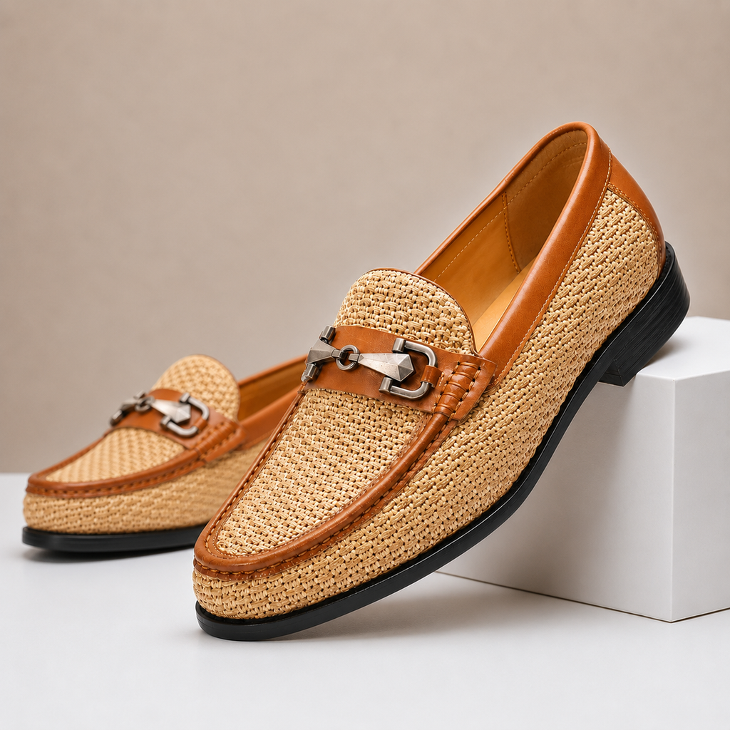 Talani Cowhide Leather Loafers