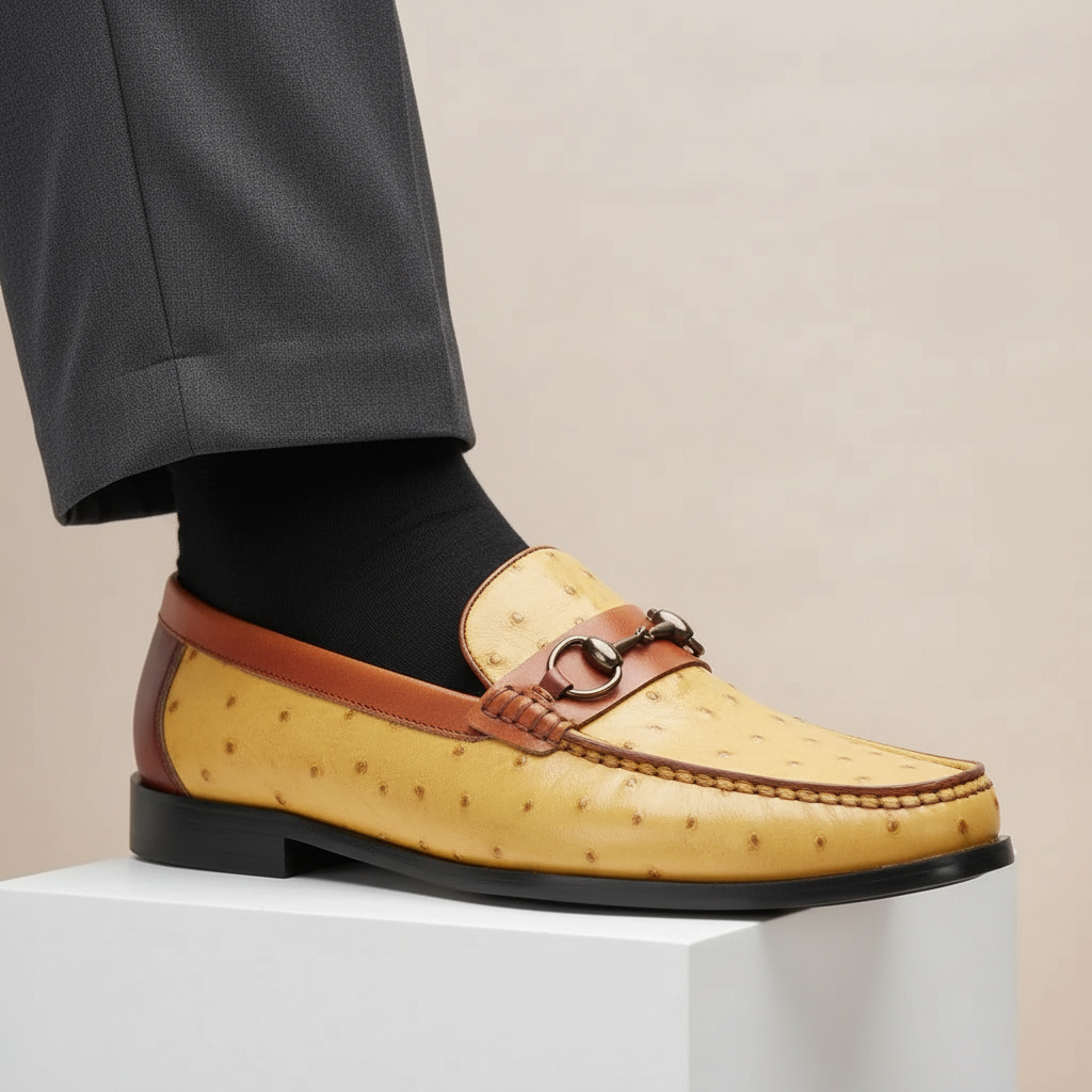 Elvanti Cowhide Leather Loafers