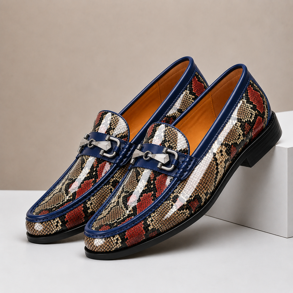 Talani Cowhide Leather Loafers