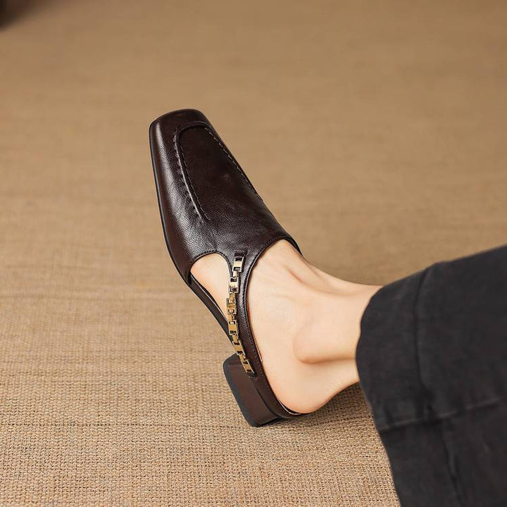 Isla Genuine Leather Mules
