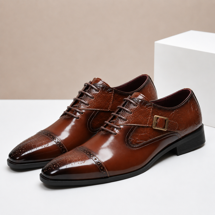 Dovari Cowhide Leather Shoes