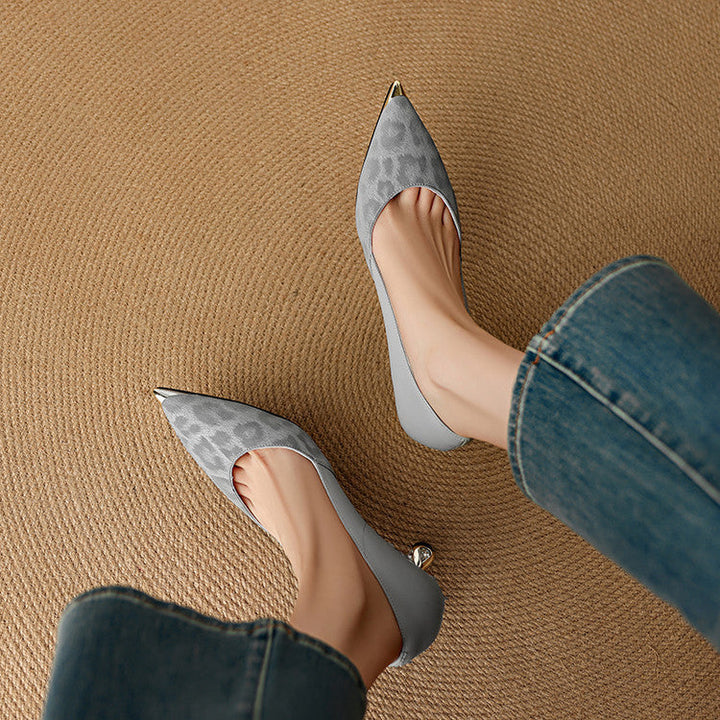 Adria Genuine Leather Heels