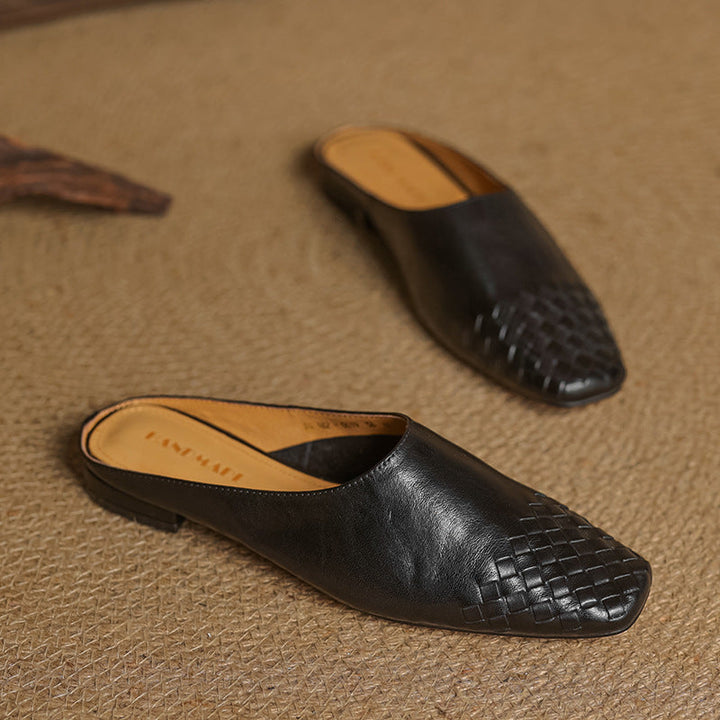 Mira Genuine Leather Mules
