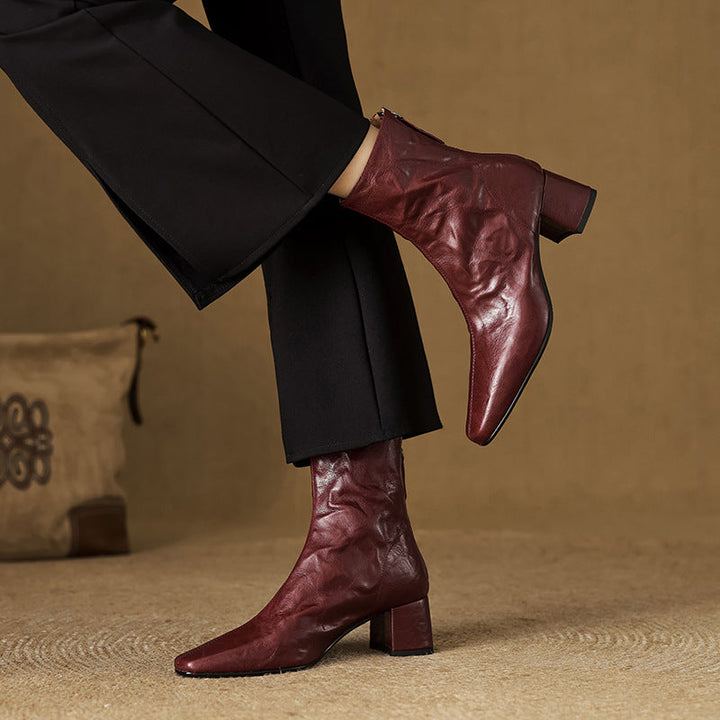 Livia Genuine Leather Boots