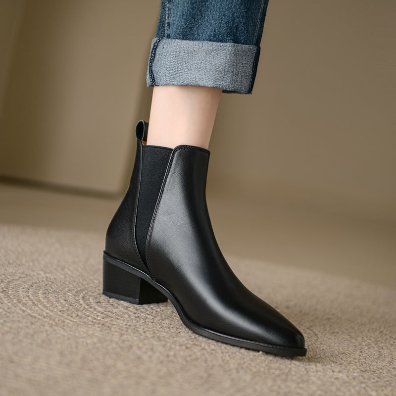 Elveri Genuine Leather Boots