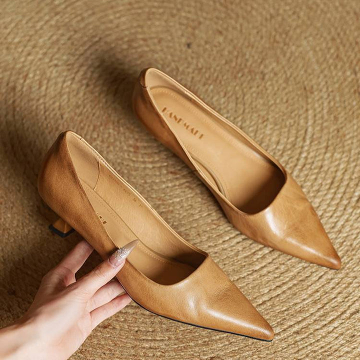 Sienna Genuine Leather Heels