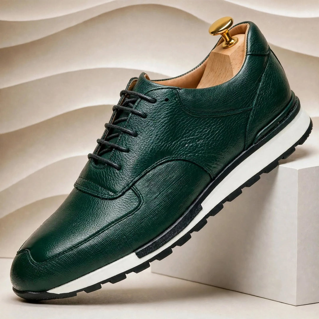 Marceno Cowhide Leather Sneakers