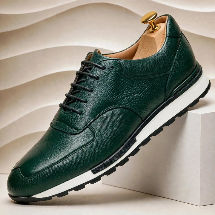 Marceno Cowhide Leather Sneakers