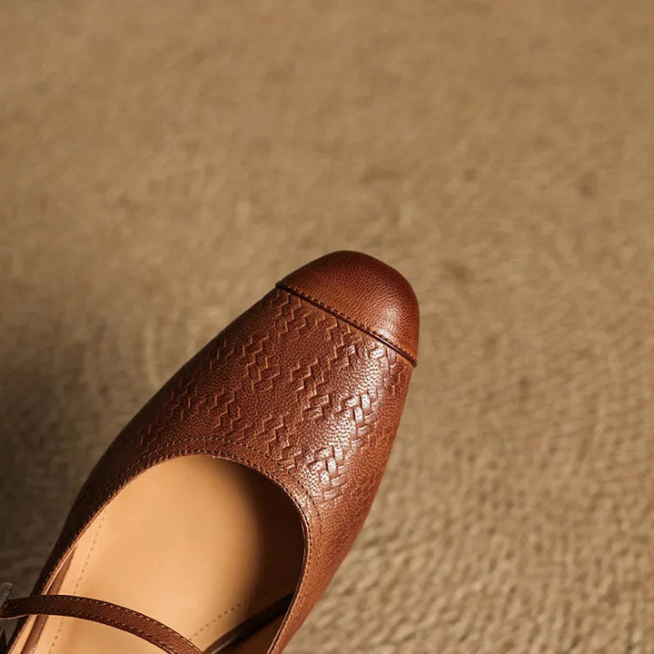 Nora Genuine Leather Mules