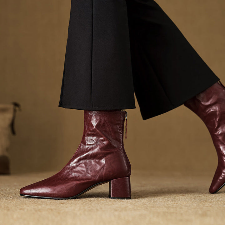 Livia Genuine Leather Boots