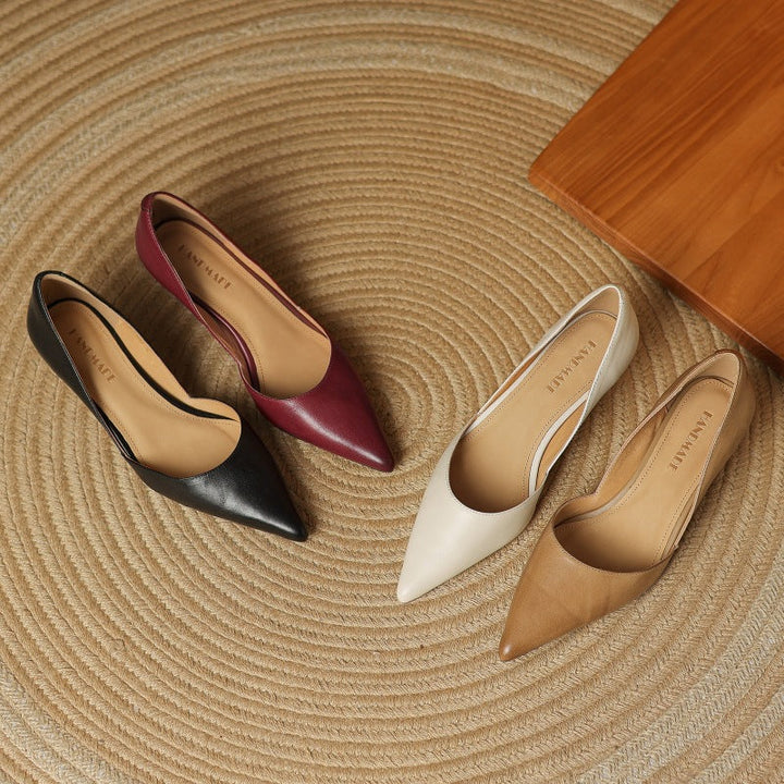 Amara Genuine Leather Heels