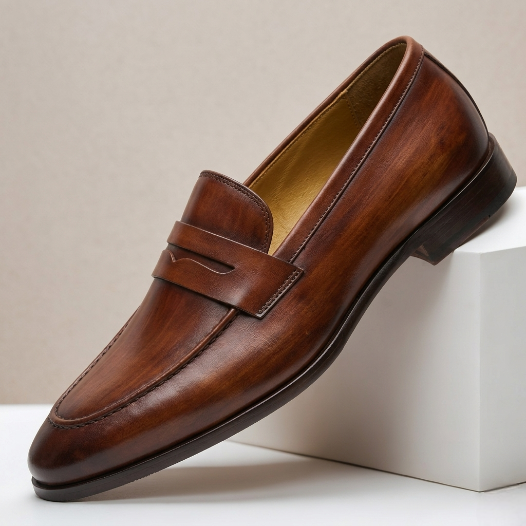 Tavrani Cowhide Leather Loafers