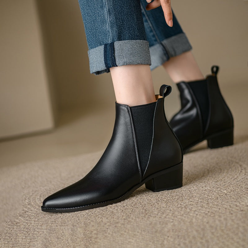 Faye Genuine Leather Boots