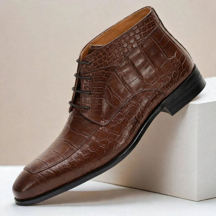 Farentino Cowhide Leather Boots