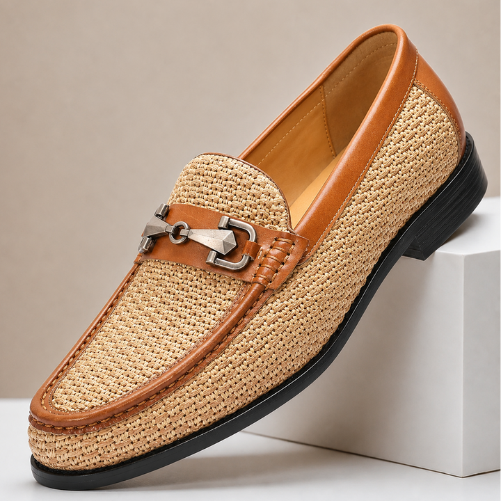 Talani Cowhide Leather Loafers