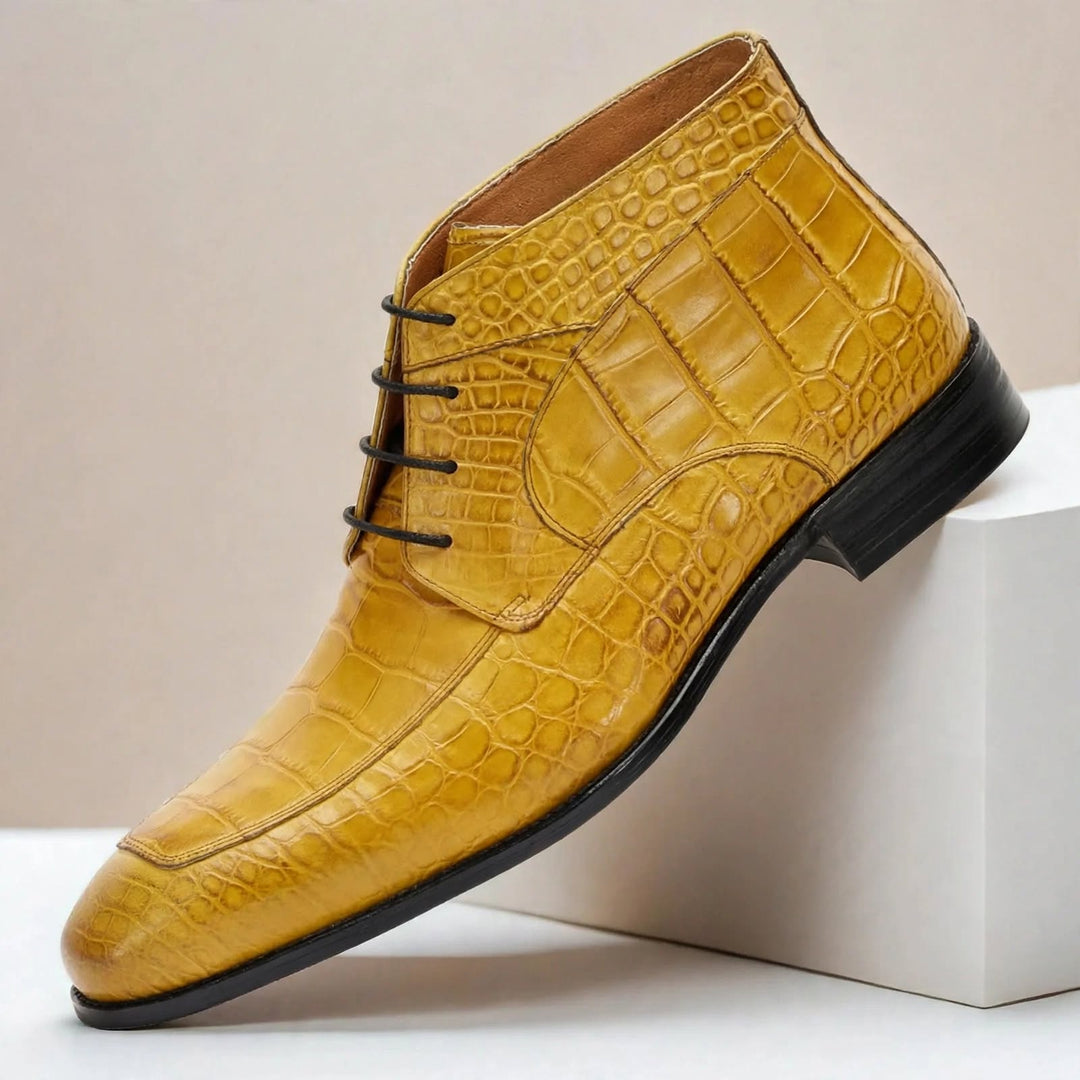 Farentino Cowhide Leather Boots