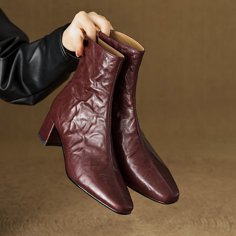 Livia Genuine Leather Boots