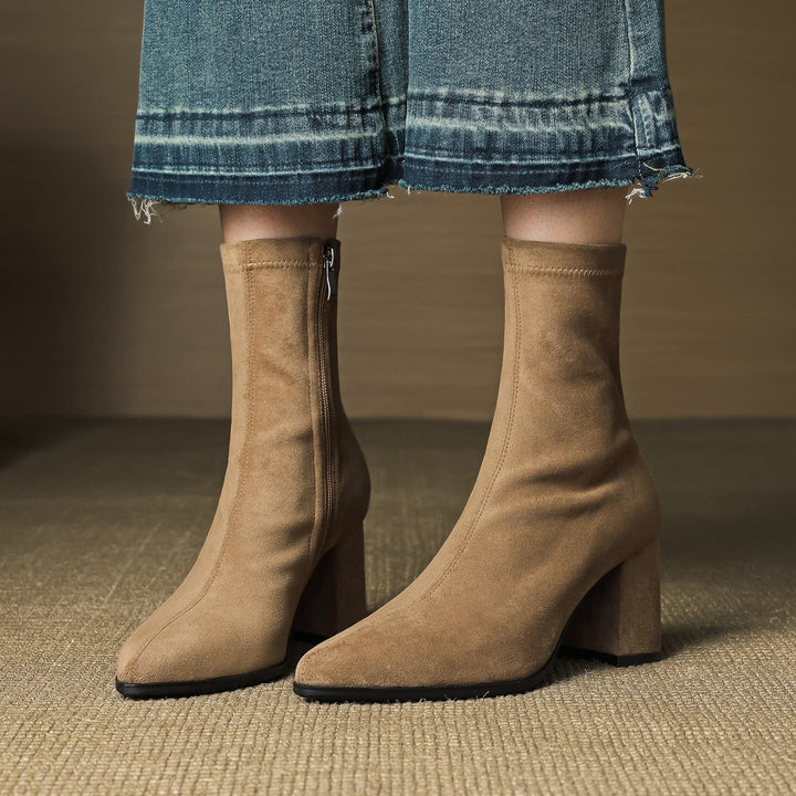 Mara Genuine Suede Boots