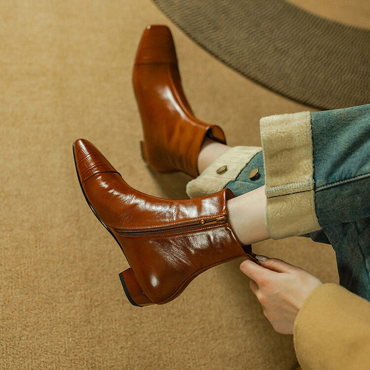 Leona Genuine Leather Boots