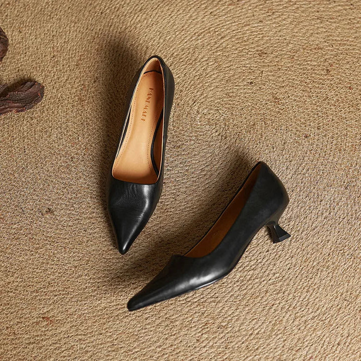 Sienna Genuine Leather Heels
