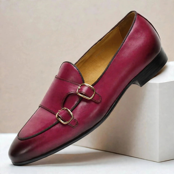 Ardevio Cowhide Leather Loafers