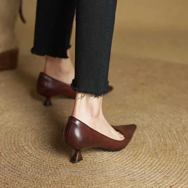 Sienna Genuine Leather Heels