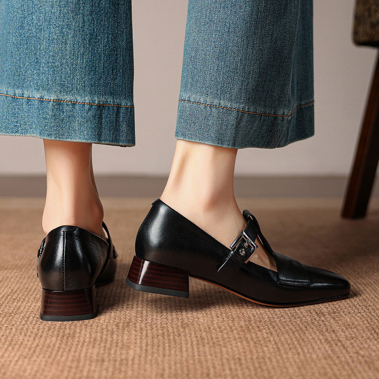 Sofia Genuine Leather Heels