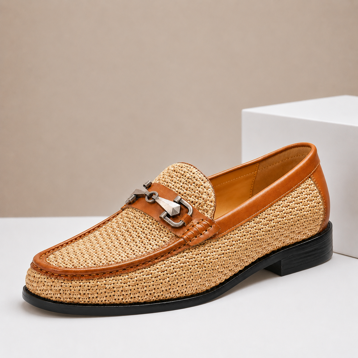 Talani Cowhide Leather Loafers