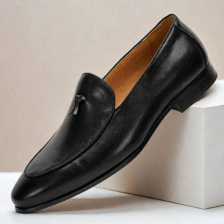 Brisanti Cowhide Leather Loafers