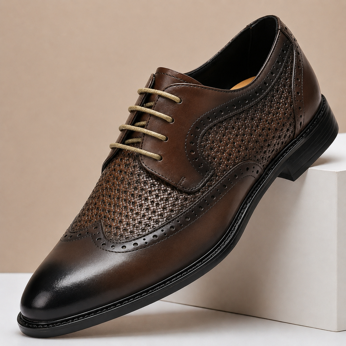 Lucenti Cowhide Leather Shoes