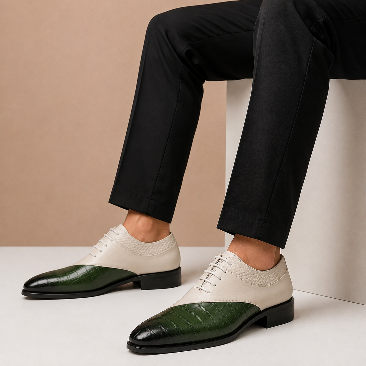 Marcello Cowhide Leather Shoes