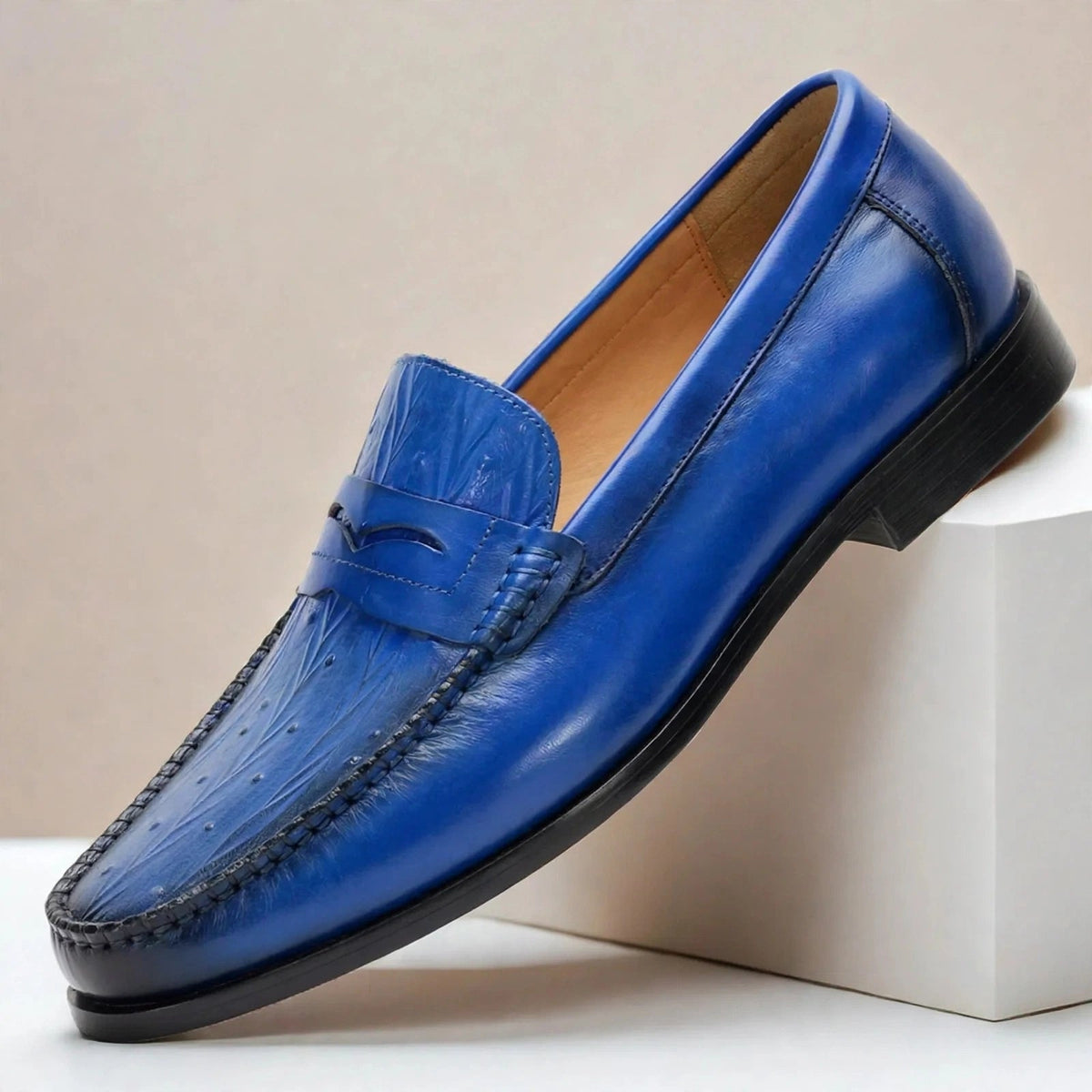 Orvessi Cowhide Leather Loafers