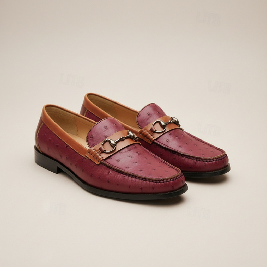Elvanti Cowhide Leather Loafers