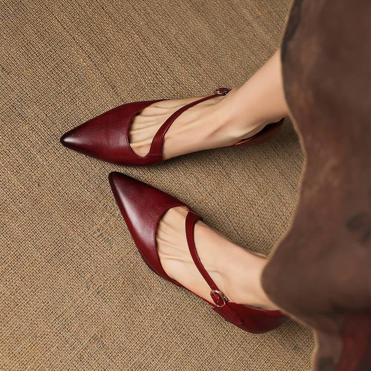 Vella Genuine Leather Heels