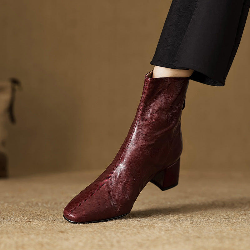 Livia Genuine Leather Boots