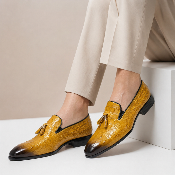 Marco Cowhide Leather Loafers