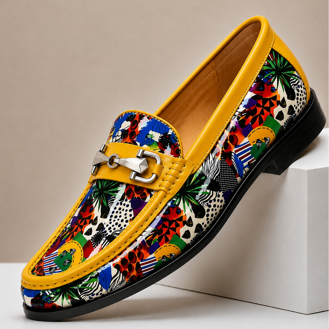 Talani Cowhide Leather Loafers