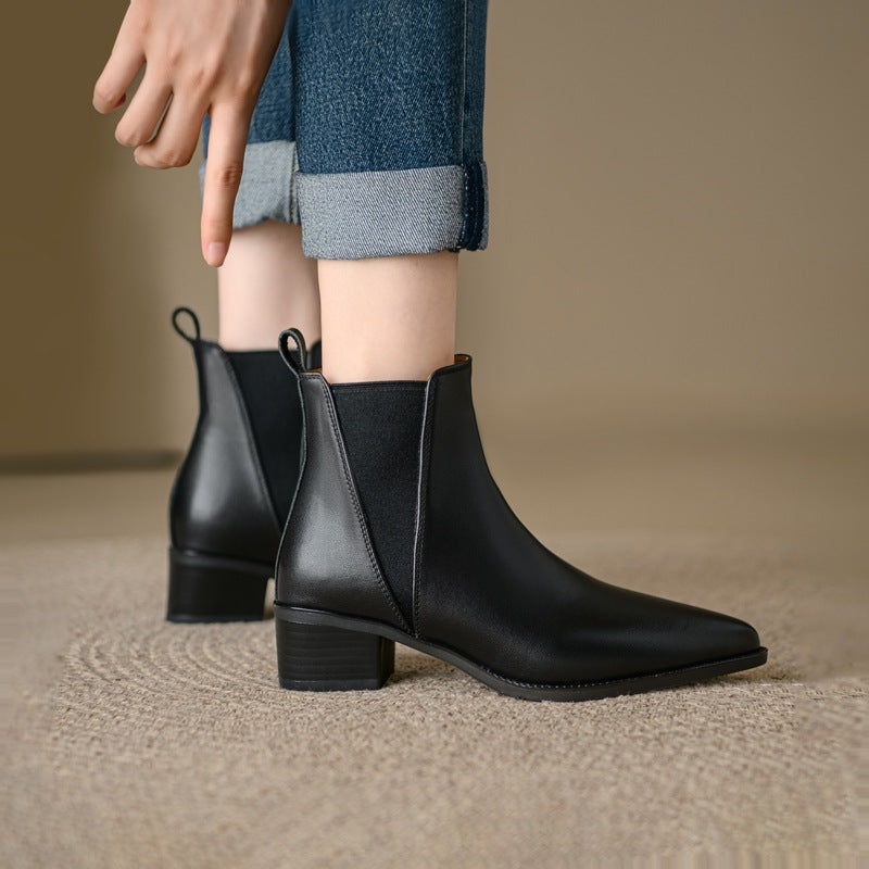 Faye Genuine Leather Boots
